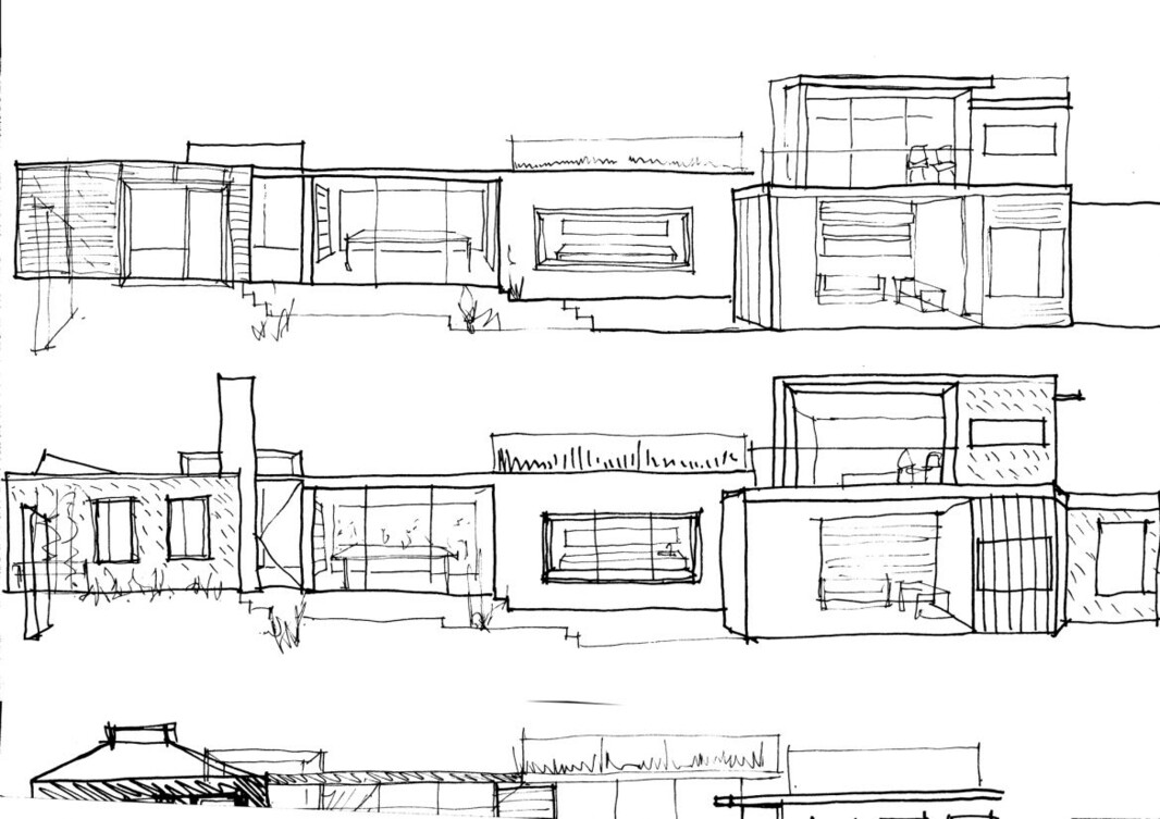 Sophie Bates Architects New build house Surrey_ elevation sketch.jpg