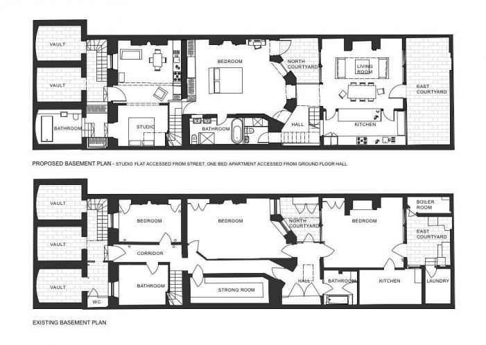 Publisher's house London architect plans 