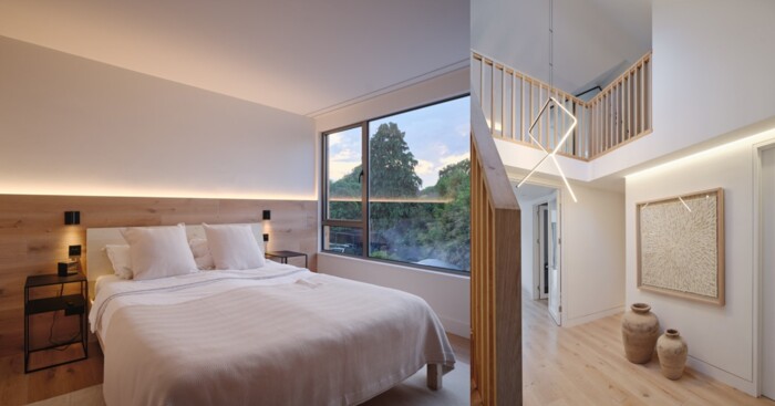 HAMPTON House bungalow extension bedhead lighting LED wall wash lighting London Sophie Bates Architects.jpg