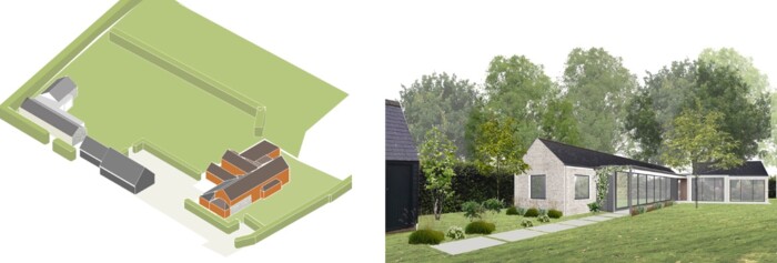 Sophie Bates 031 combined sketch banner new build house surrey flint slate axo.jpg