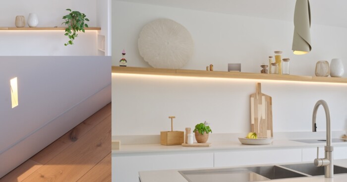 HAMPTON House bungalow extension kitchen lighting floor wash light London Sophie Bates Architects.jpg